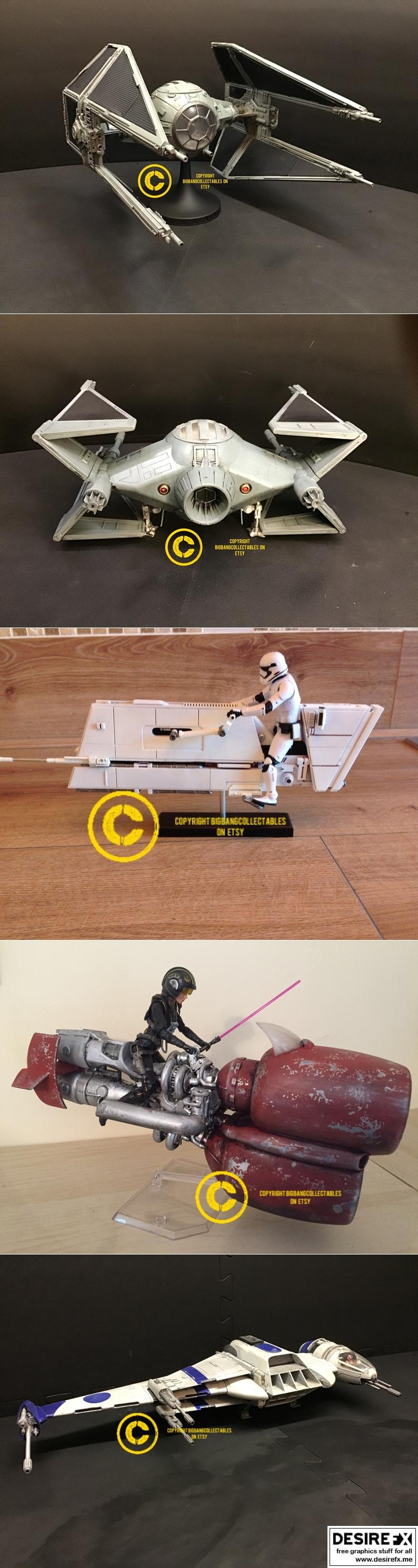 BigBangCollectibles 3D打印模型包：动漫游戏角色收藏套装|BigBangCollectibles Pack – 3D Print Model STL