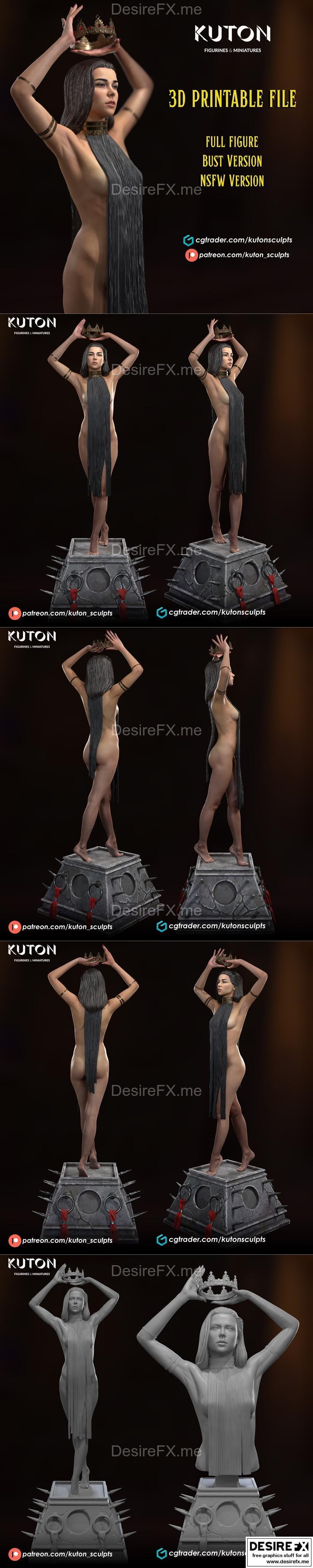 UXZEL 3D打印动漫角色模型|KUTON – UXZEL – 3D Print Model STL