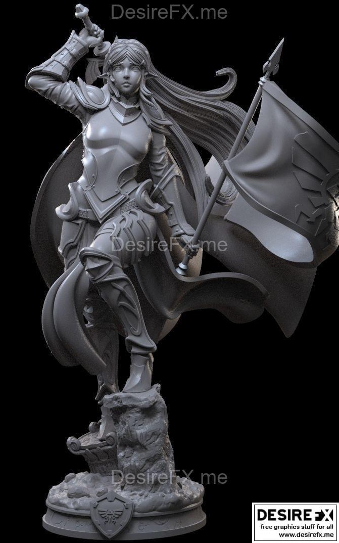 塞尔达 - 武士盔甲 - 3D打印模型|Zelda – Armored Warrior – 3D Print Model STL