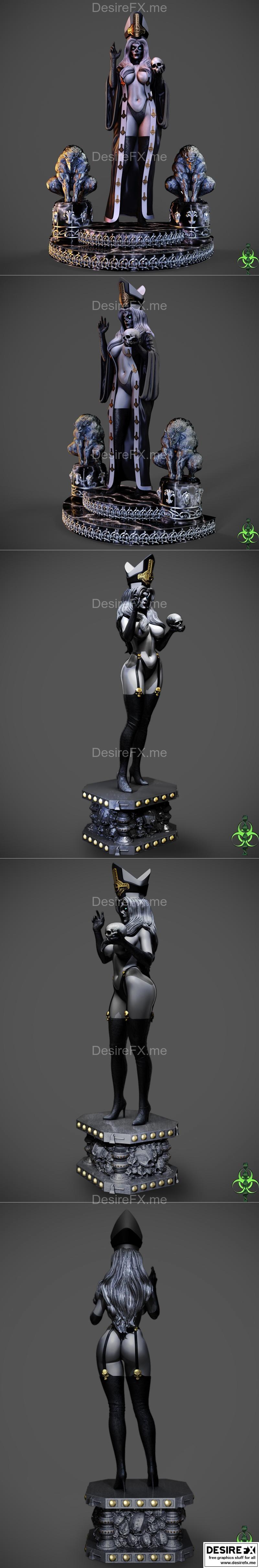 Lady Death Ghost 3D打印模型|Lady Death Ghost – 3D Print Model STL