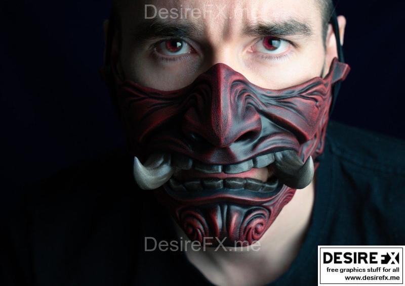 3D打印模型：动漫角色双上门牙设计|Mask – 2 Upper Fangs Up – 3D Print Model STL