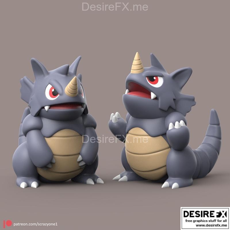Rhydon 3D打印模型|Rhydon – 3D Print Model STL