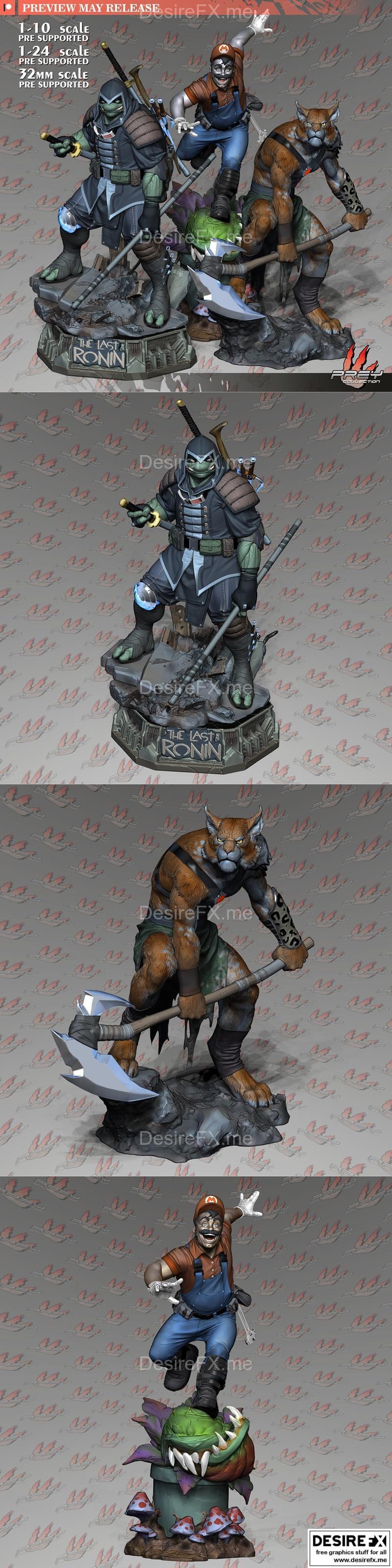 PREY Collection Studio 2023年5月作品：3D打印模型STL集锦|PREY Collection Studio May 2023 – 3D Print Model STL