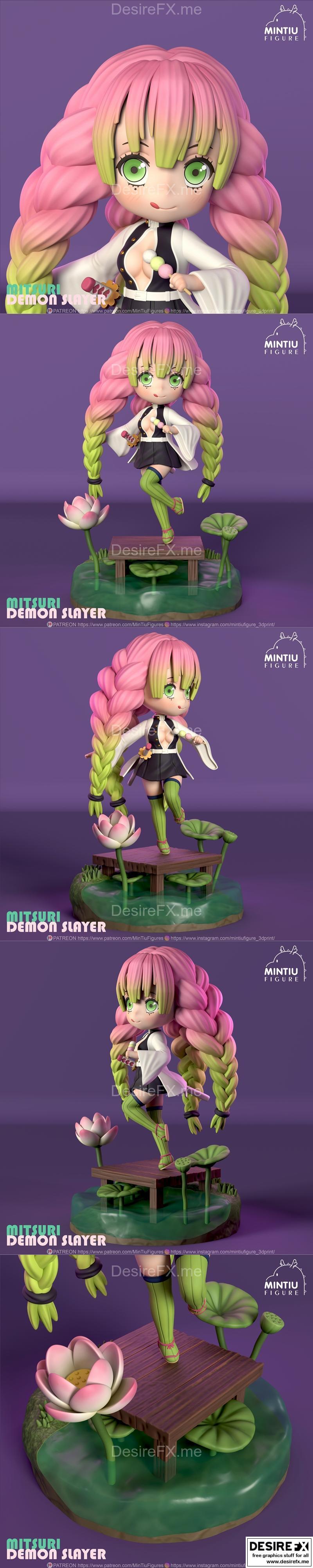 Mitsuri 3D打印模型|Mitsuri (Demon Slayer) – MinTiu – 3D Print Model STL