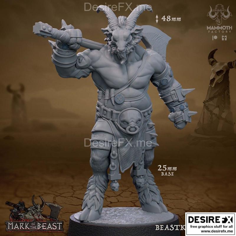 巨力猛犸3D打印模型|Beastkin Brute Mammoth – 3D Print Model STL