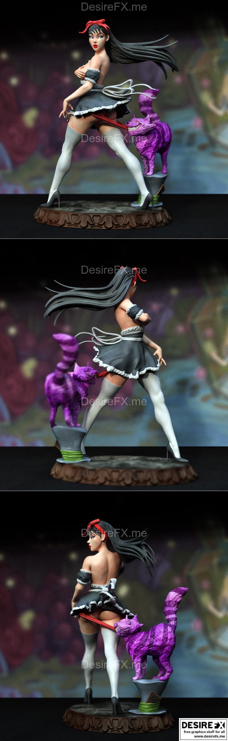暗黑艾丽丝 - 3D打印模型|Dark Alice – 3D Print Model STL