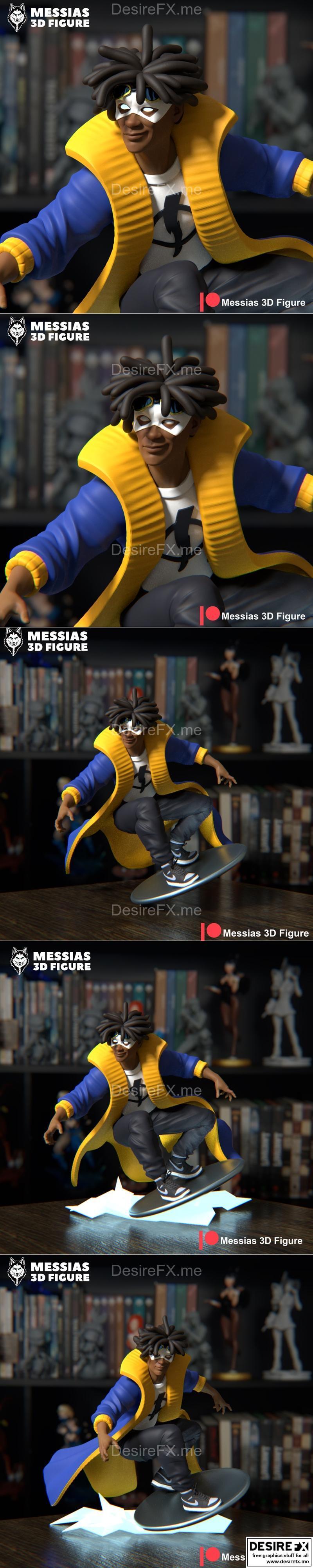静电特效 - 3D打印模型|Static shock – 3D Print Model STL