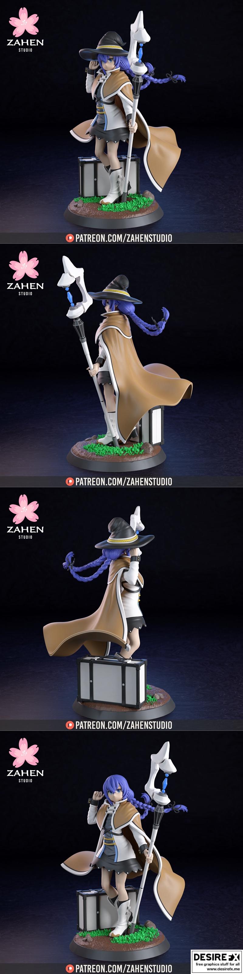 Roxy Migurdia 3D打印模型|Roxy Migurdia (Jobless Reincarnation) – Zahen Studio – 3D Print Model STL