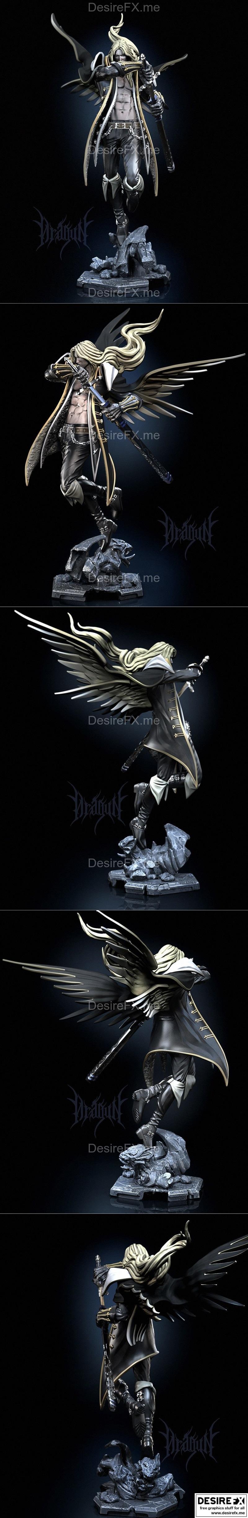 Dragun Studios - 阿鲁卡德 - 3D打印模型|Dragun Studios – Alucard – 3D Print Model STL