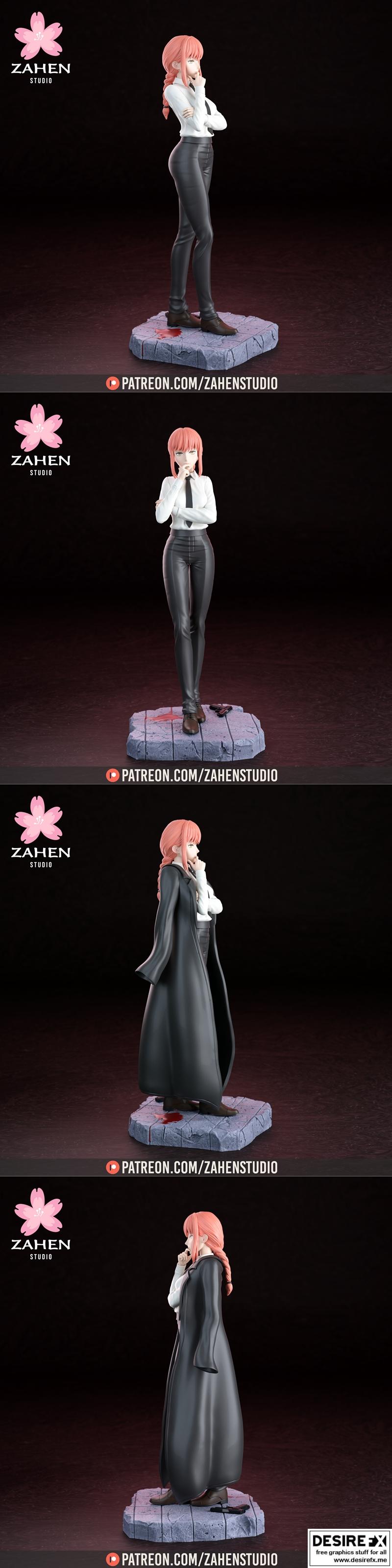 Makima（ Chainsaw Man ）3D打印模型|Makima (Chainsawman) – Zahen Studio – 3D Print Model STL