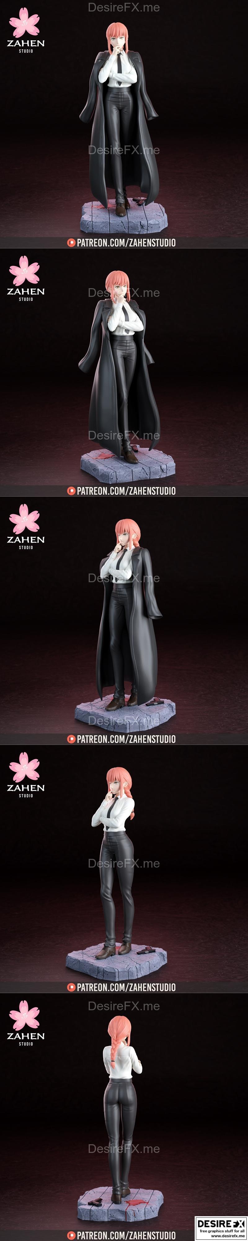 Makima（ Chainsaw Man ）3D打印模型|Makima (Chainsawman) – Zahen Studio – 3D Print Model STL