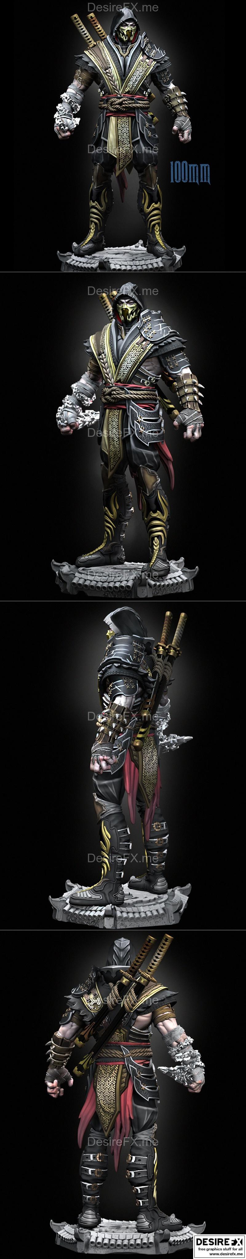 Dragun Studios - 斯科拉普 - 3D打印模型|Dragun Studios – Scorpion – 3D Print Model STL