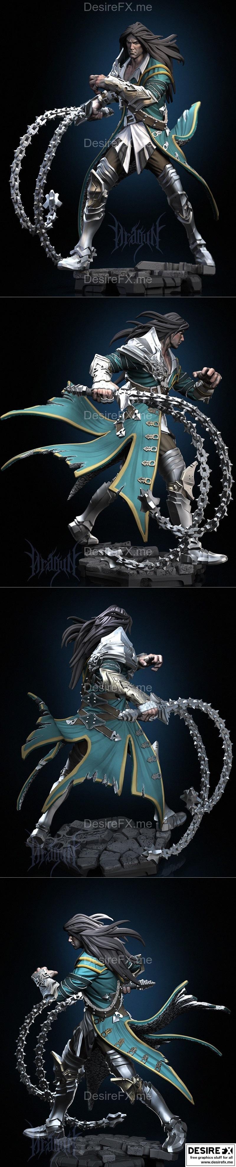 Dragun Studios - 阿尔特姆·贝尓蒙特 - 3D打印模型|Dragun Studios – Trevor Belmont – 3D Print Model STL