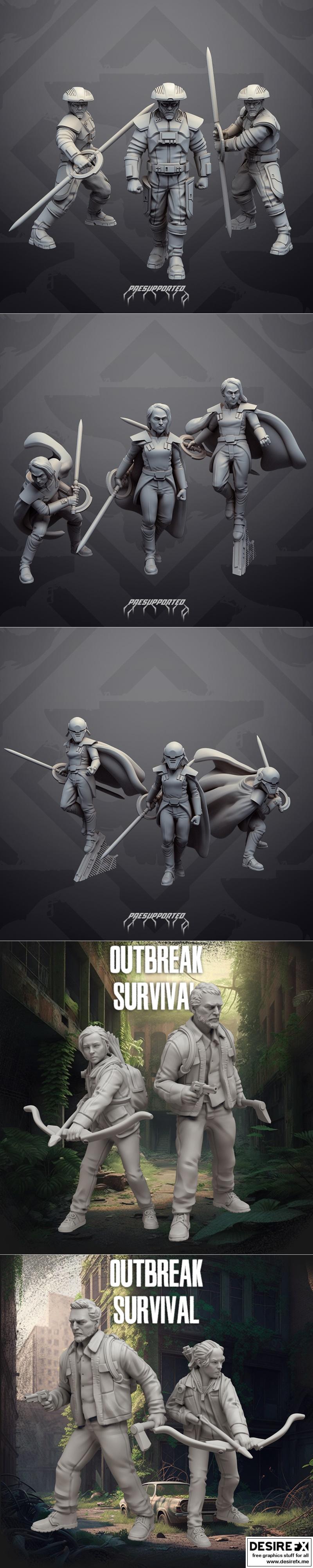 SkullForge Studios 2023年3D打印模型：动漫游戏角色立体造型集|SkullForge Studios February 2023 – 3D Print Model STL