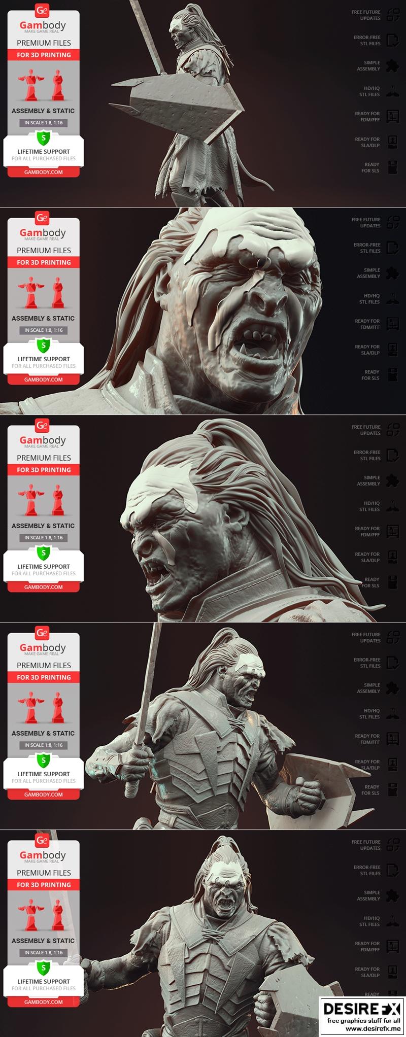 Gambody - Lurtz - 3D打印模型|Gambody – Lurtz – 3D Print Model STL