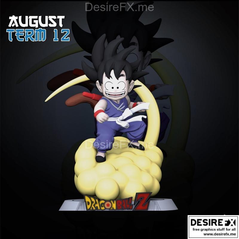 云中悟空雕塑 – 3D打印模型|Goku in the Cloud Sculpture – Sekai – 3D Print Model STL