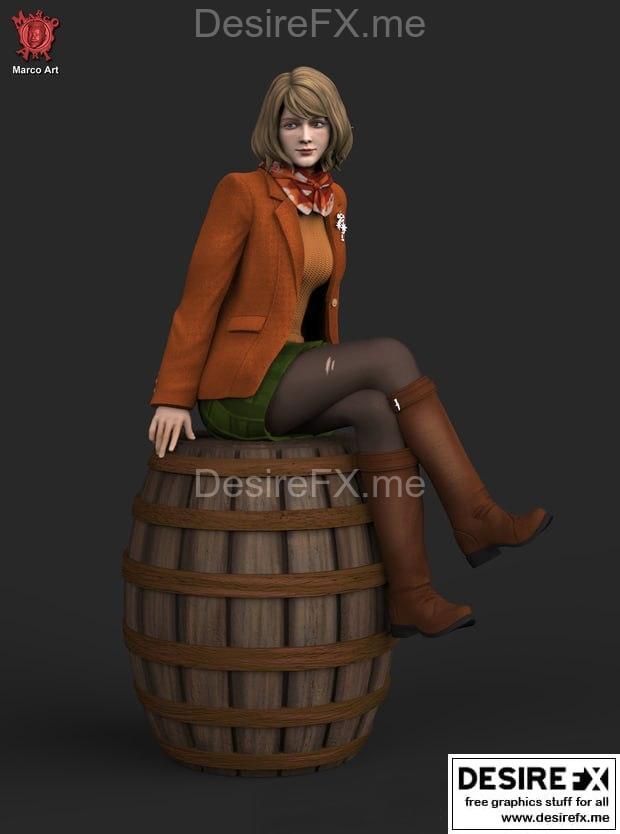 Ashley 3D打印模型|Ashley – 3D Print Model STL