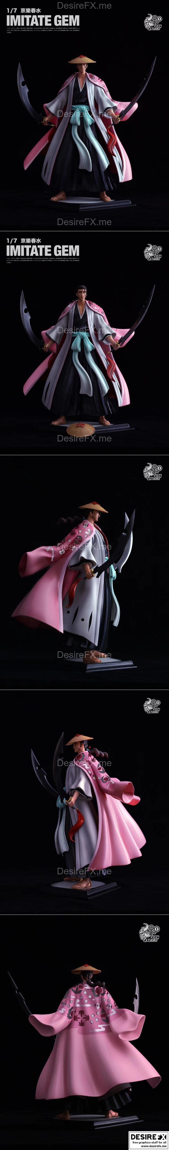 境井仁 3D打印模型 STL|Kyouraku Shunsui – 3D Print Model STL