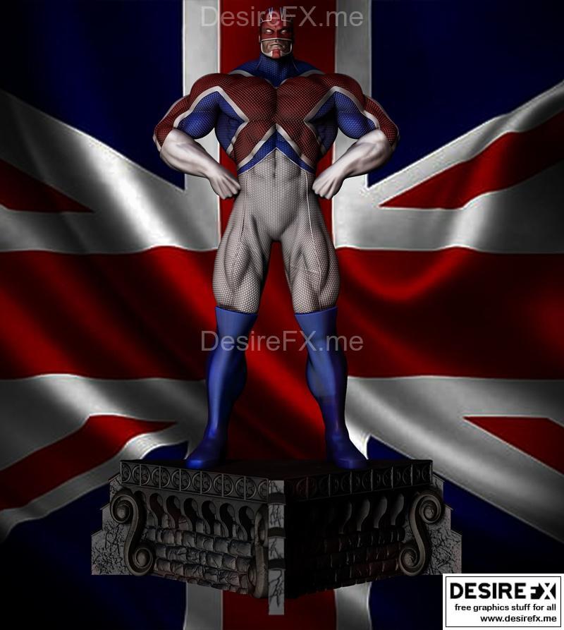 英国队长 - 3D打印模型|Captain Britain – 3D Print Model STL