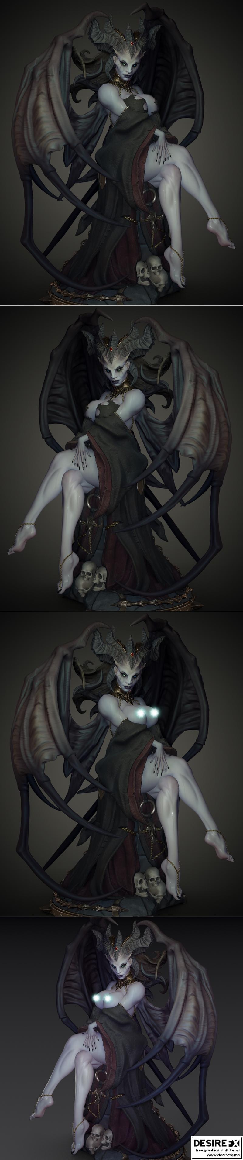 莉莉丝 3D打印模型 STL|Lilith – 3D Print Model STL