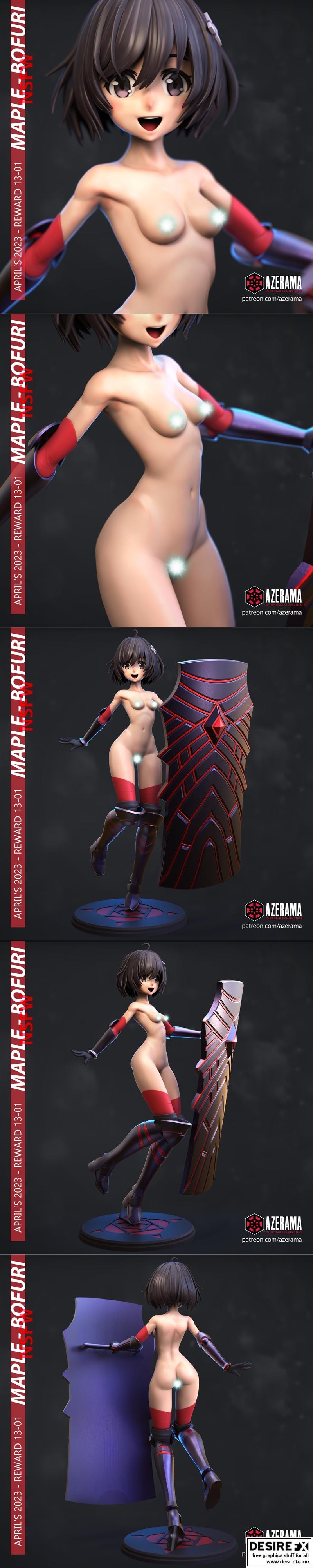Azerama - 落樱枫 - 3D打印模型|Azerama – Maple – 3D Print Model STL