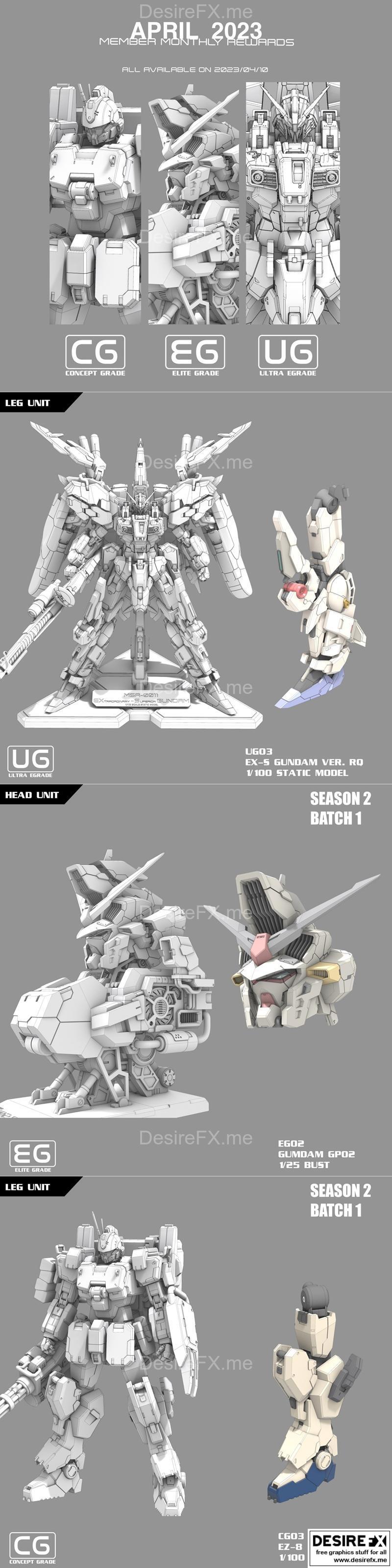 Rockyq机械爱好者俱乐部 - 2023年4月福利分享 - 3D打印模型STL|Rockyq Mechaaddict – Benefit Distributed April 2023 – 3D Print Model STL