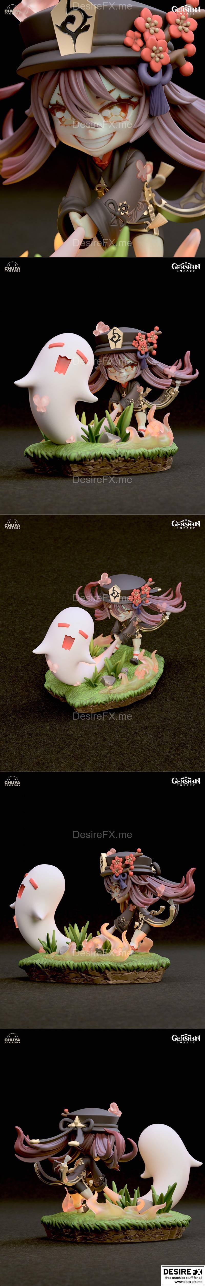 楚亚工坊 - 倾世 - 3D打印模型|Chuya Factory – Hu Tao – 3D Print Model STL