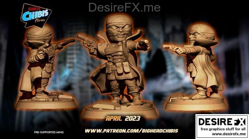 Rushee 3D打印模型：动漫角色立体造型|Rushee – 3D Print Model STL