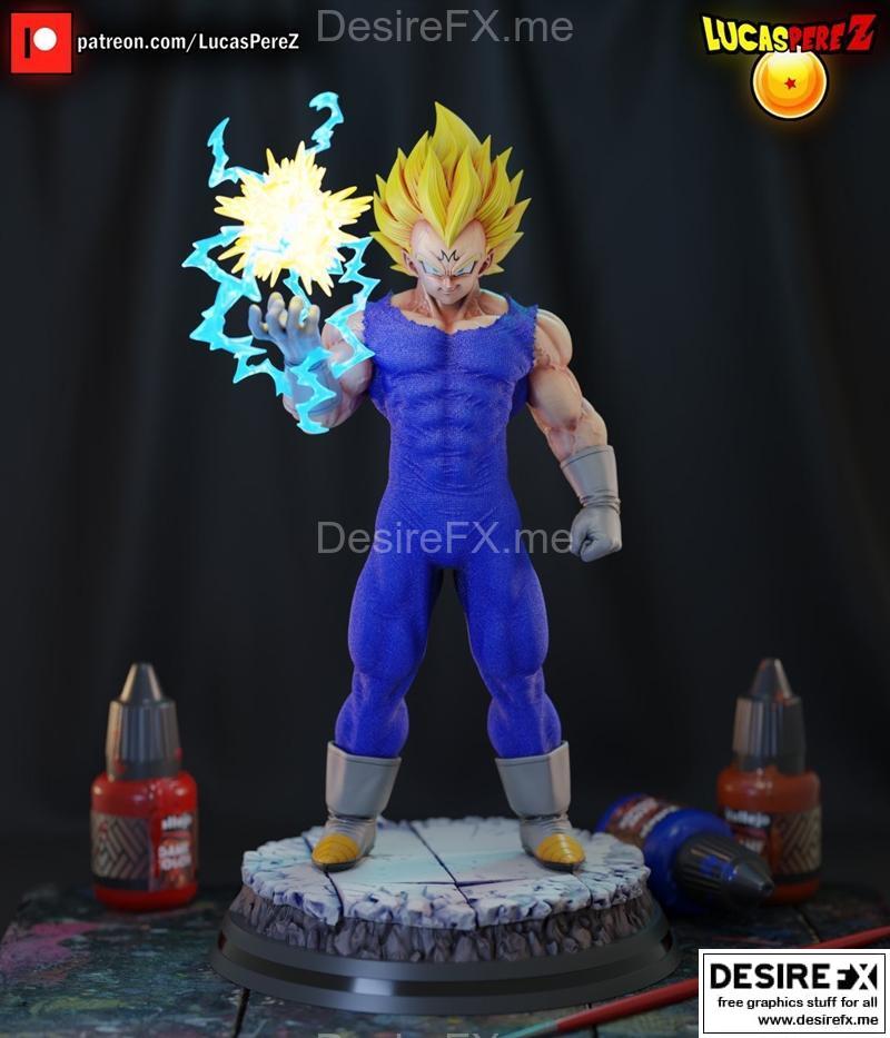 悟空经典3D打印模型|Majin Vegeta Regular – 3D Print Model STL