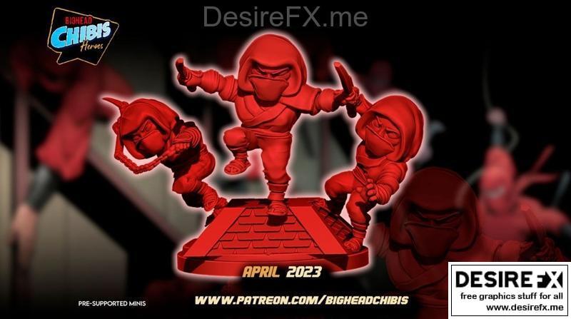Punch Ninjas - 3D打印模型 - 忍者拳击手|Punch Ninjas – 3D Print Model STL