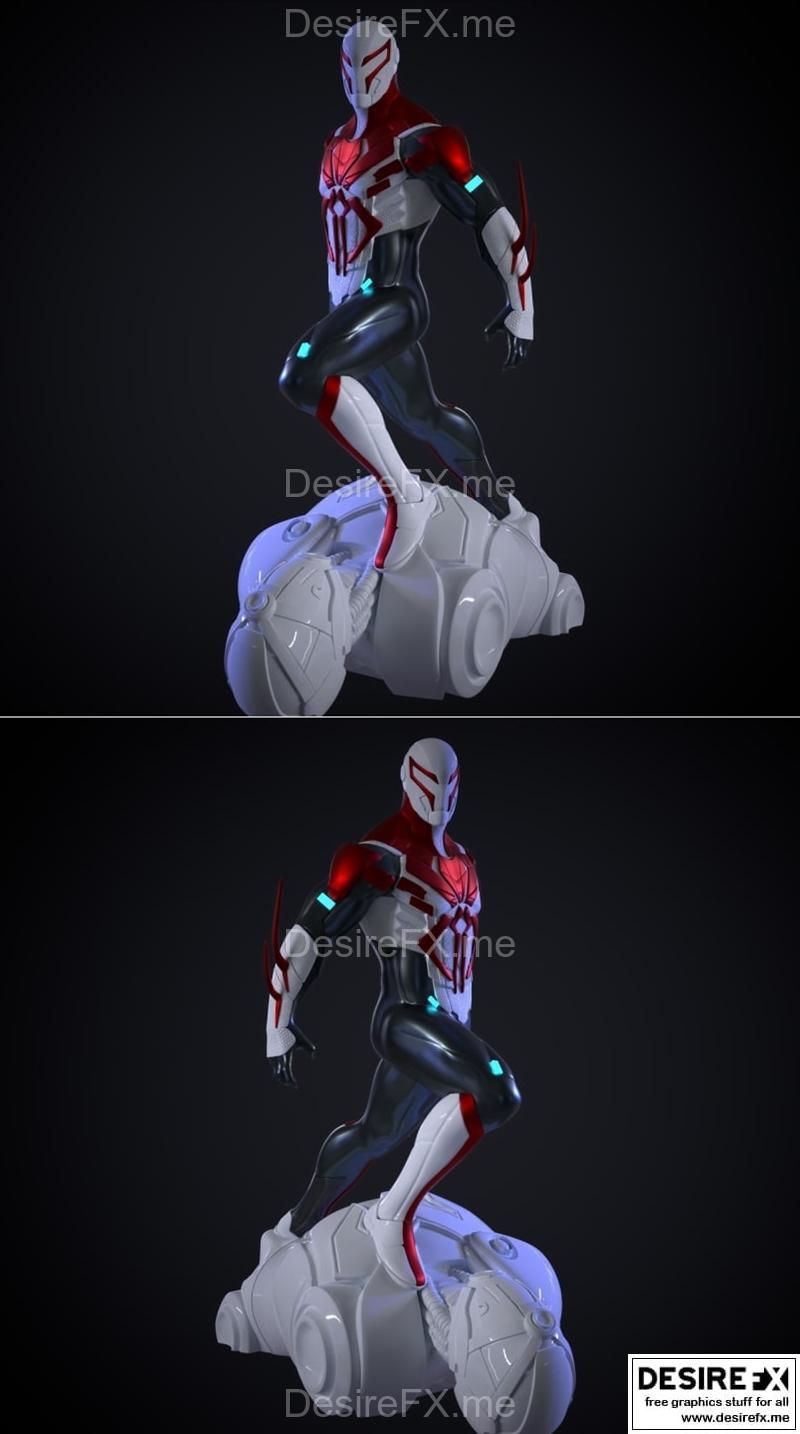 蜘蛛侠2099 3D打印模型|Spiderman 2099 – 3D Print Model STL