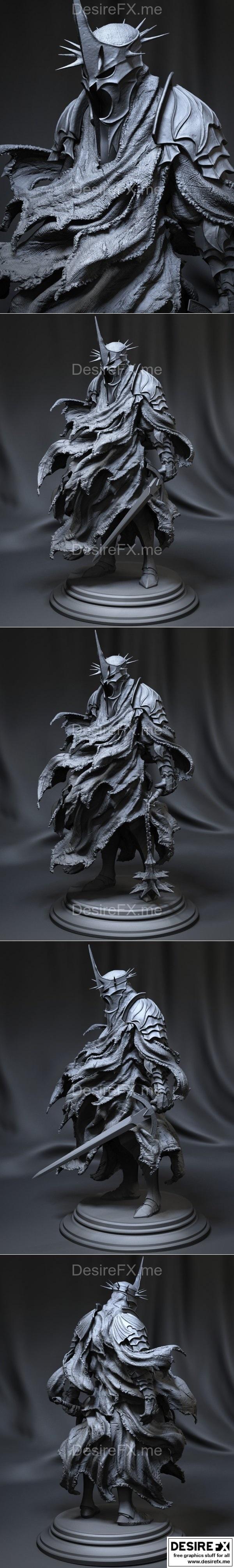 Ca 3d Studios – 《安格玛之王》3D打印模型|Ca 3d Studios – The Witch King of Angmar – 3D Print Model STL