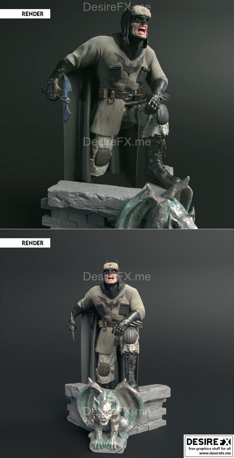 蝙蝠侠：红太阳 3D打印模型|Batman Red Son – 3D Print Model STL