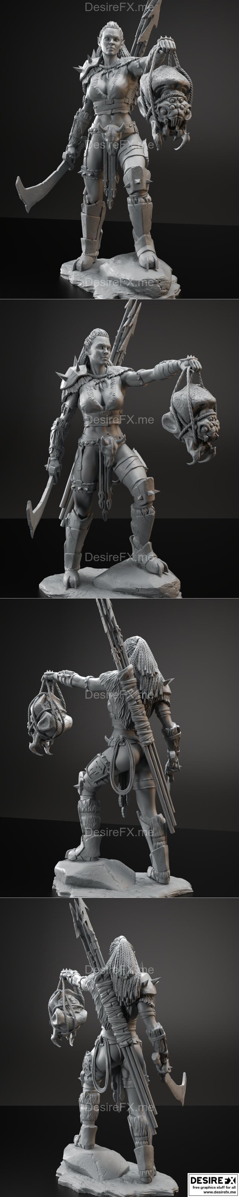 Lagmen Orc猎手 3D打印模型|Lagmen Orc Hunter – 3D Print Model STL