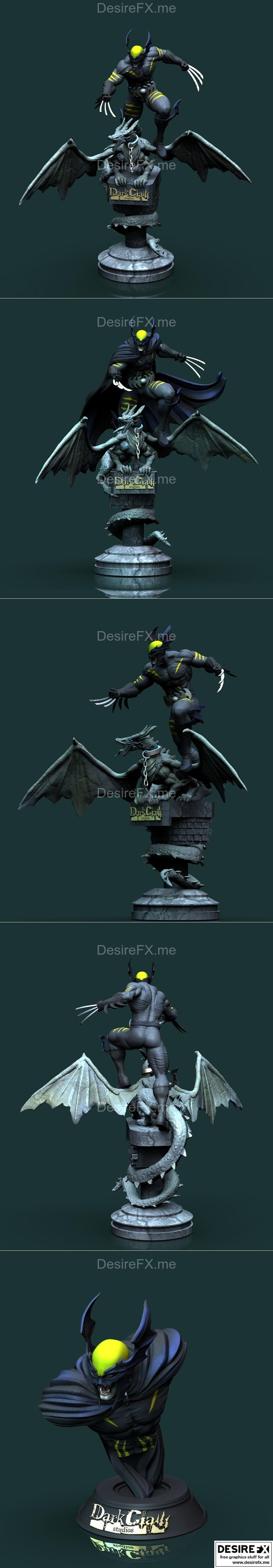 暗影爪（Amalgam）- 3D打印模型|Darkclaw (Amalgam) – 3D Print Model STL