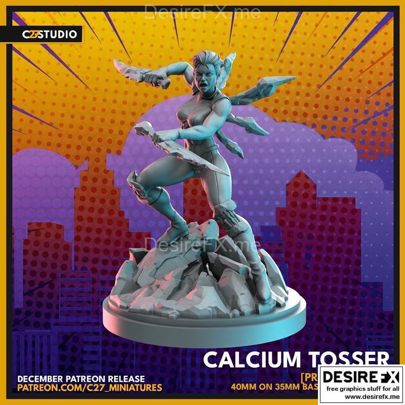 钙钛矿投手 - 3D打印模型|Calcium Tosser – 3D Print Model STL