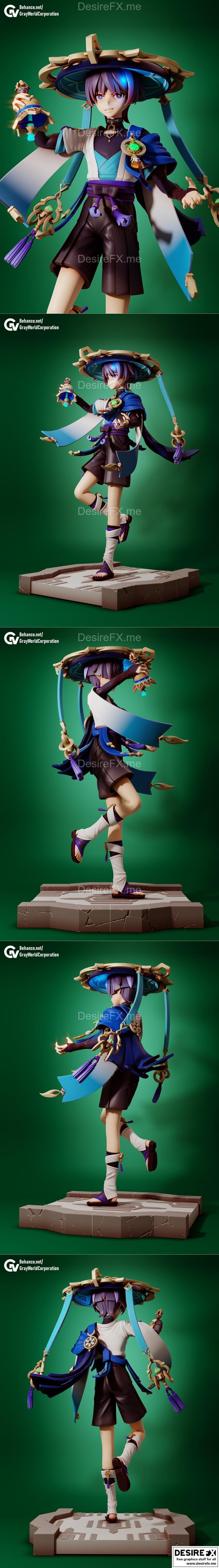 游荡者 - 3D打印模型|Wanderer – 3D Print Model STL