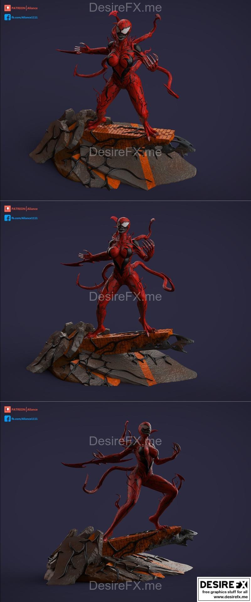 She Carnage 3D打印模型|She Carnage – 3D Print Model STL