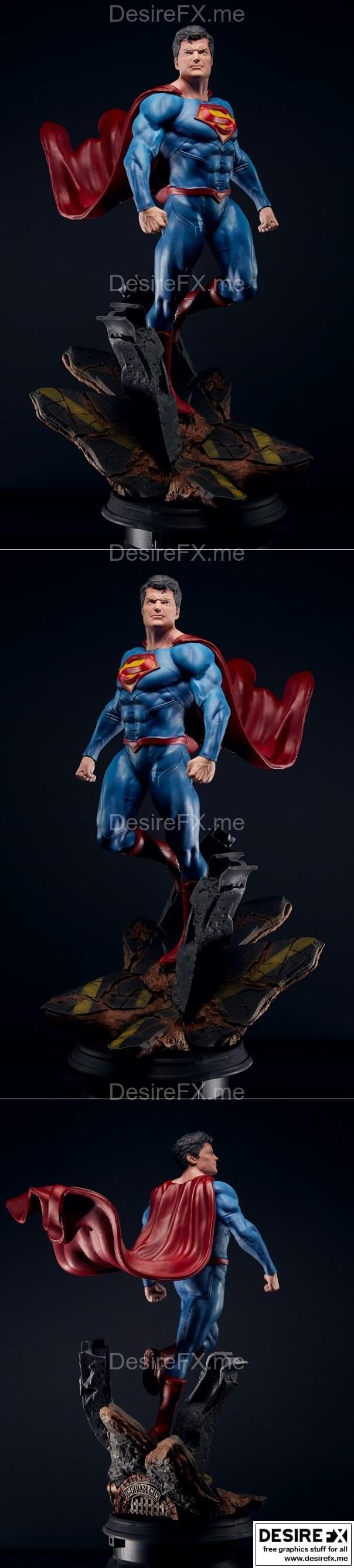 超级英雄3D打印模型|Superman – 3D Print Model STL
