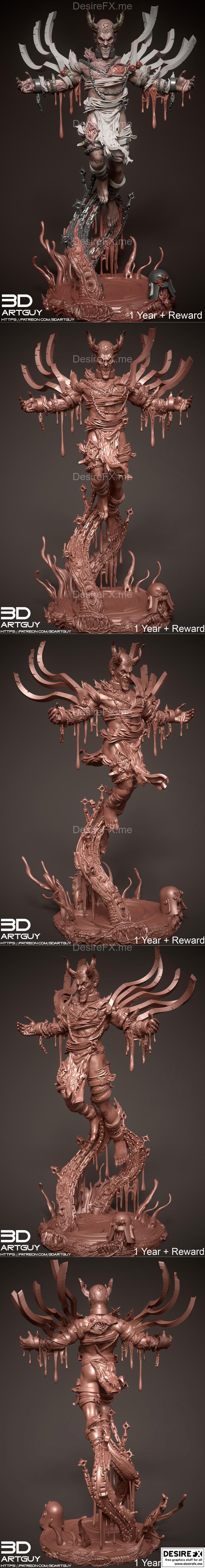3D打印模型：赛博朋克单人版——被支配者|Possessed Single Version – 3D Print Model STL