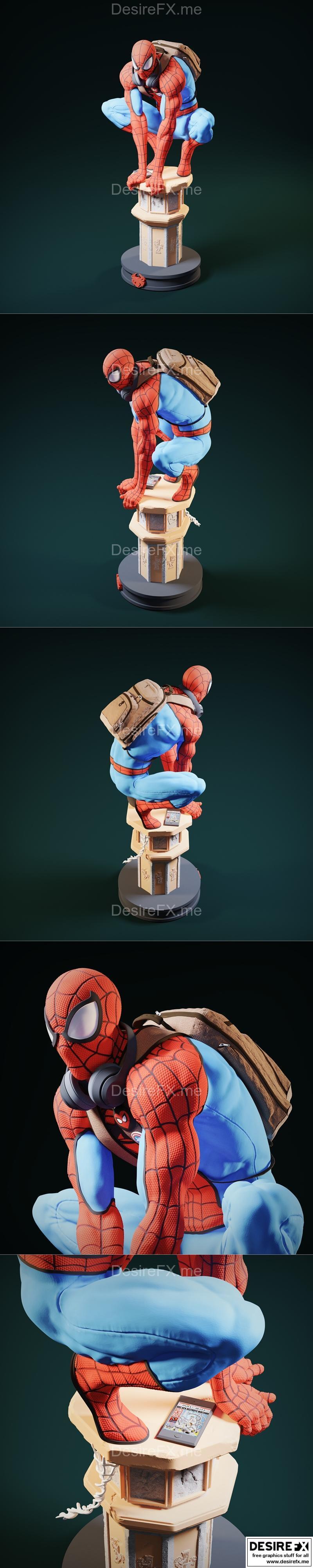 神奇蜘蛛侠 3D打印模型|The Amazing Spider Man – 3D Print Model STL