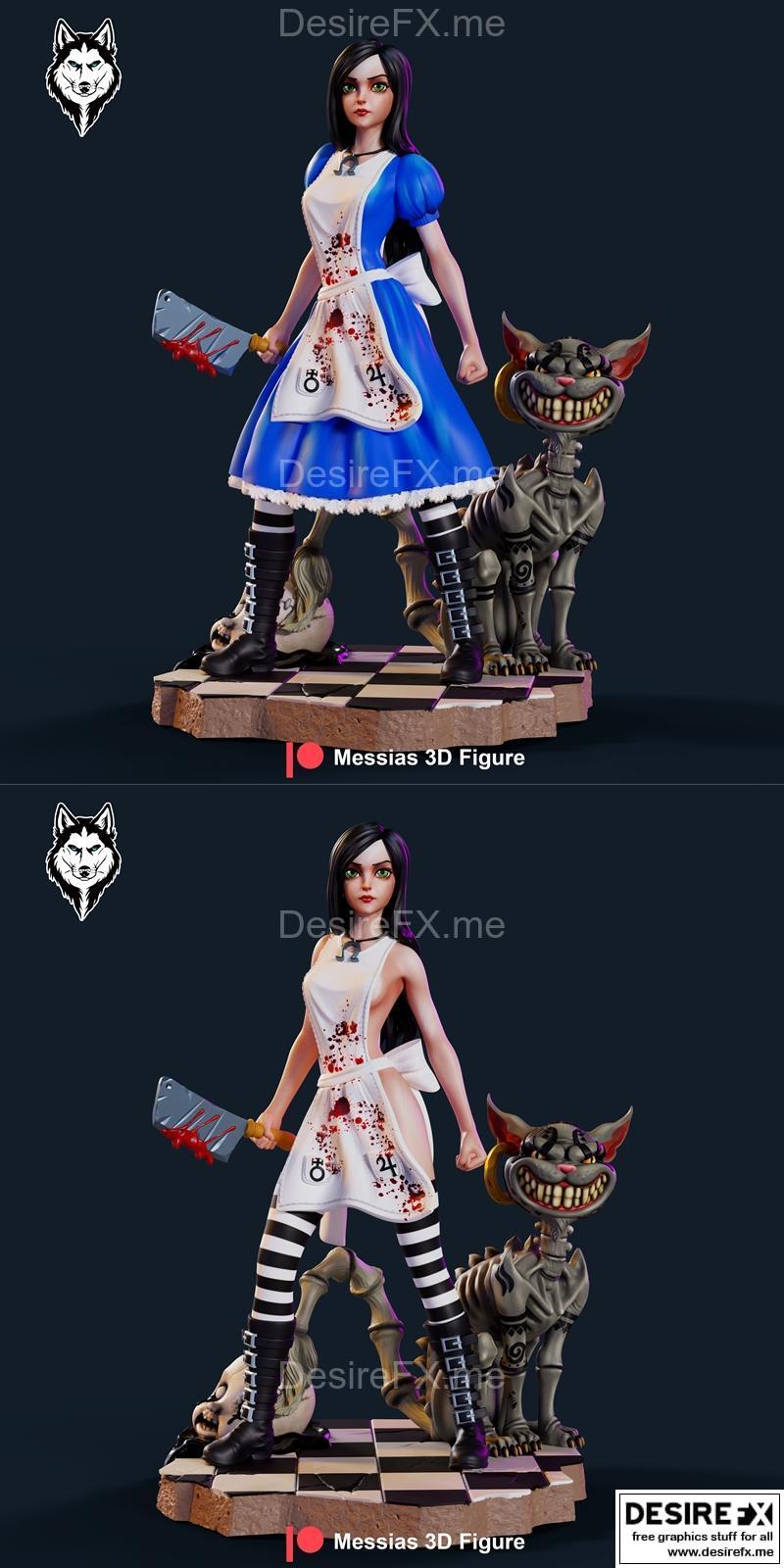 Alice Madness Returns 3D打印模型|Alice Madness Returns – 3D Print Model STL