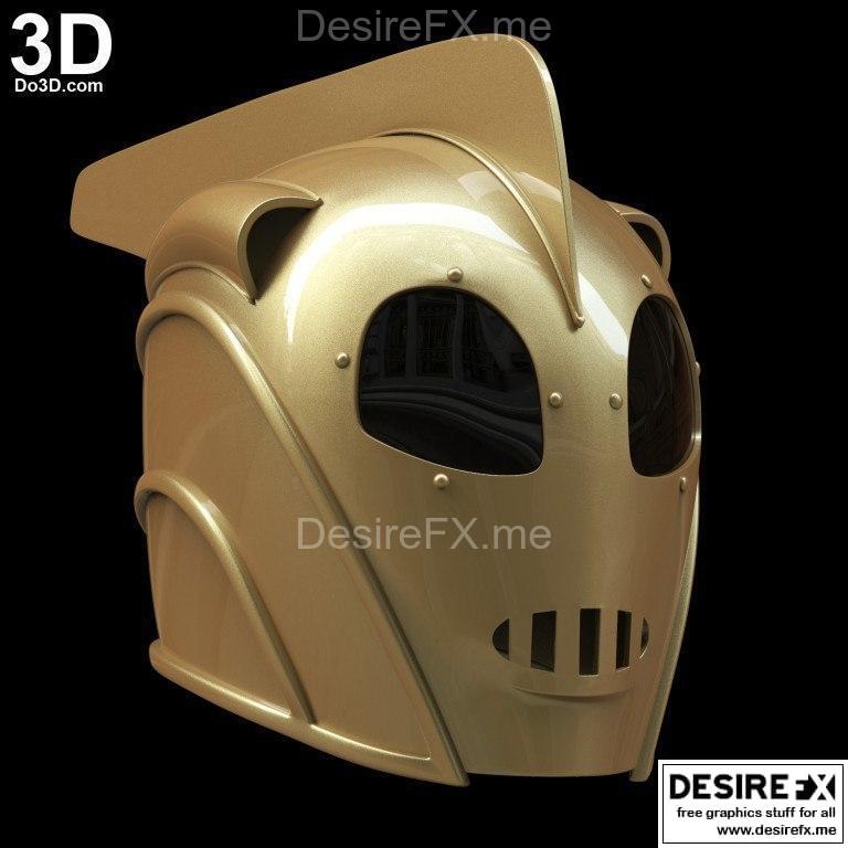 火箭客头盔 - 3D打印模型|Rocketeer Helmet – 3D Print Model STL