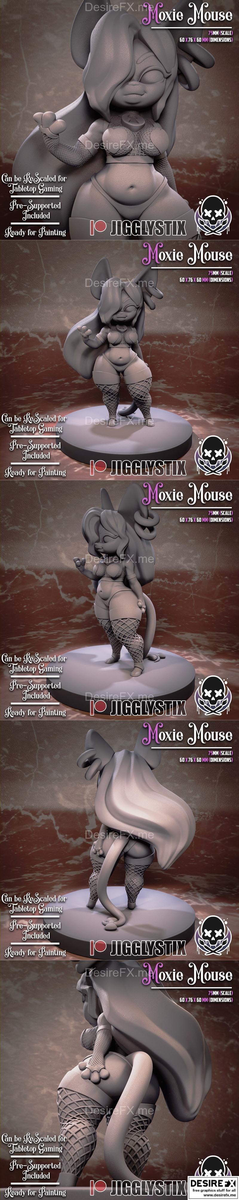 Moxie Mouse 3D打印模型|Moxie Mouse – 3D Print Model STL