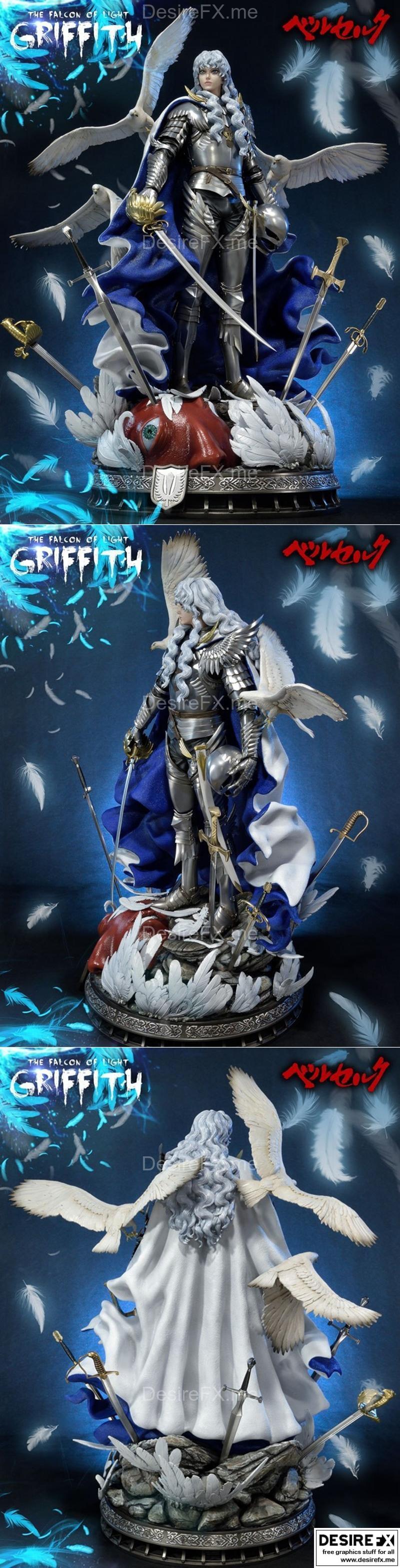 格里菲斯·白鹰 3D打印模型|Griffith the White Hawk – 3D Print Model STL