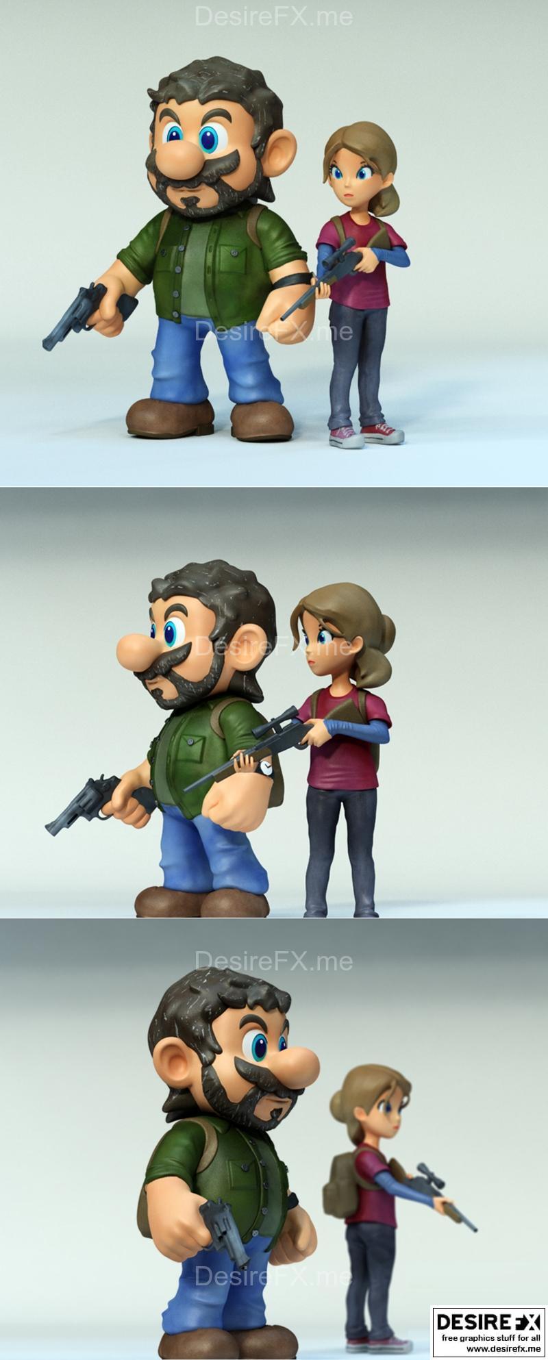 最后生还者 - 3D打印模型|The Last of Us – 3D Print Model STL