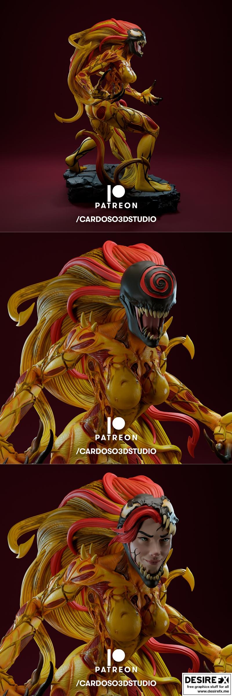 维尼修斯·卡多索创作的《Scream》3D打印模型|Scream by Vinicius Cardoso – 3D Print Model STL