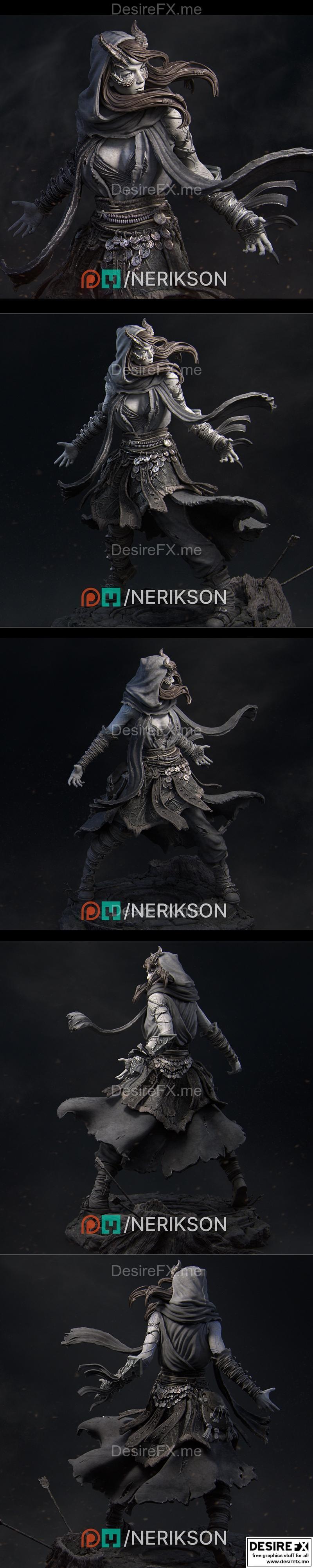 Rowena雕像 - 3D打印模型|Rowena Statue – 3D Print Model STL