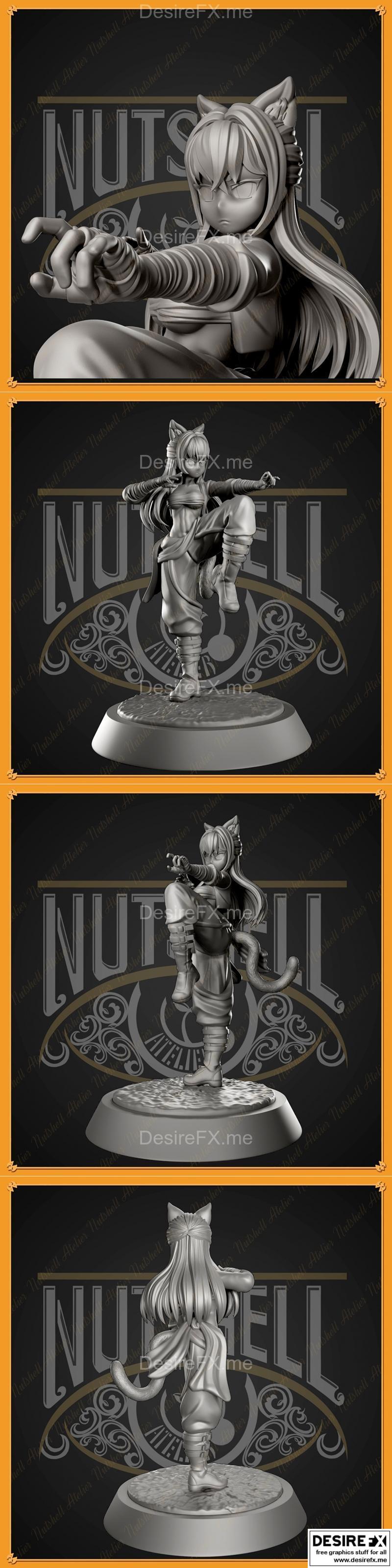 Nutshell Atelier - 3D打印战士模型|Nutshell Atelier – SH – Fighter – 3D Print Model STL