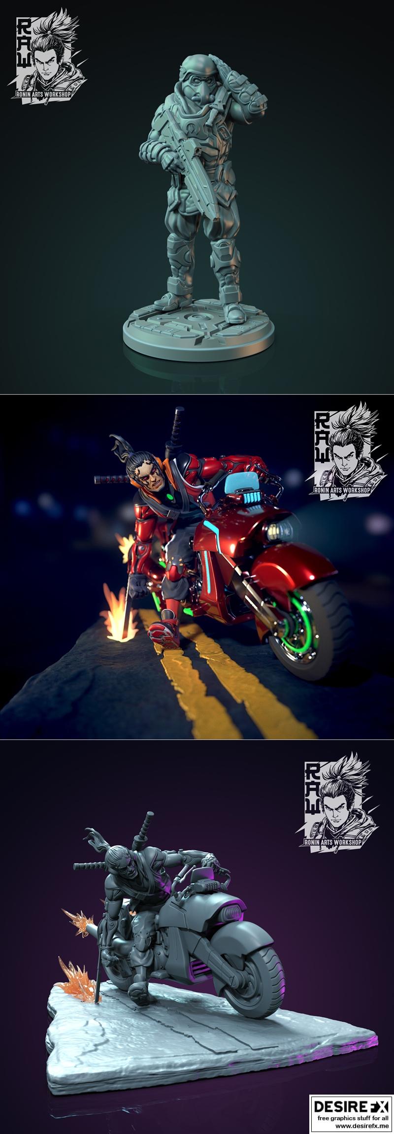 赛博朋克系列欢迎礼包 - 3D打印模型|Cyberpunk Line Welcome Pack – 3D Print Model STL